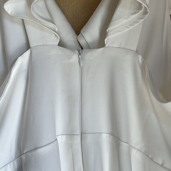 Lulu’s White Divine Darling Skater Dress L - Picture 12 of 13